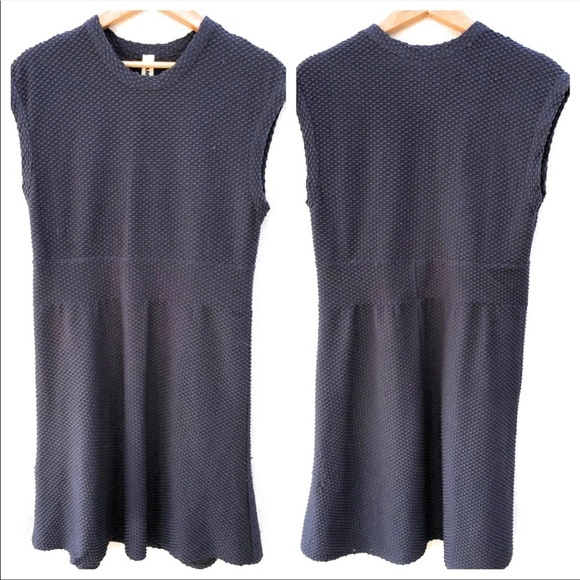 Amadi Anthropologie‎ Navy Dress - Picture 2 of 9